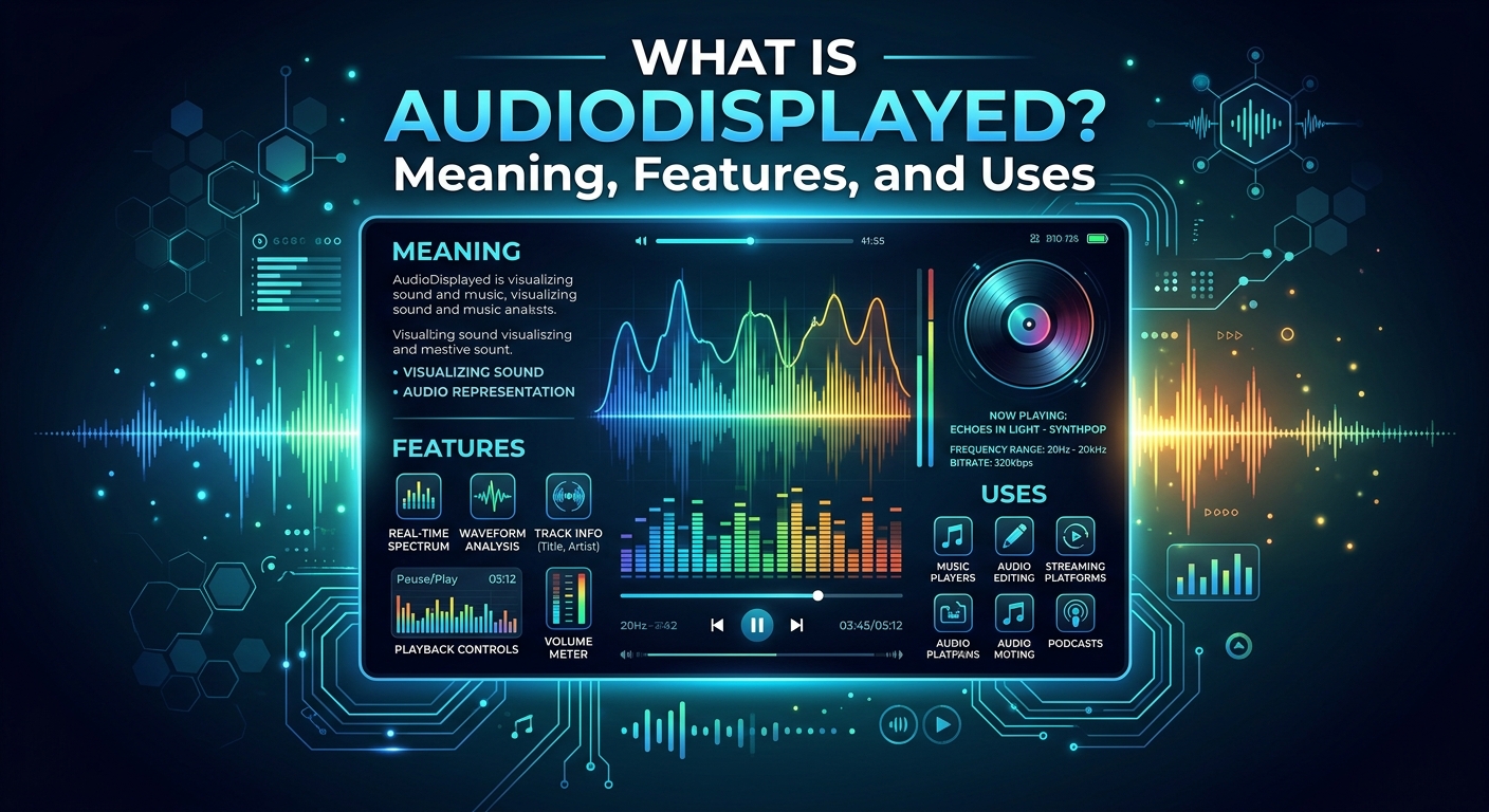 What Is AudioDisplayed? Meaning, Features, and Uses
