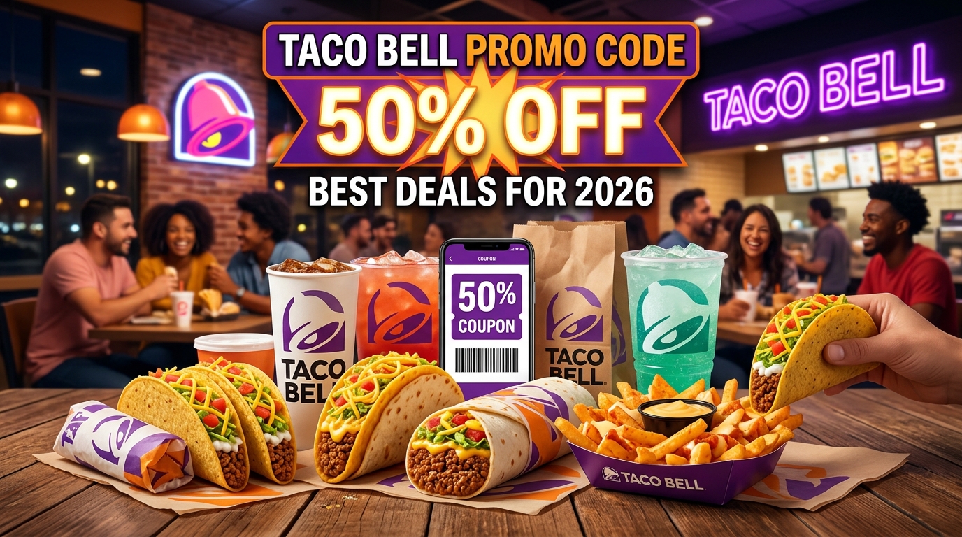 Taco Bell Promo Code 50% Off: Best Deals for 2026