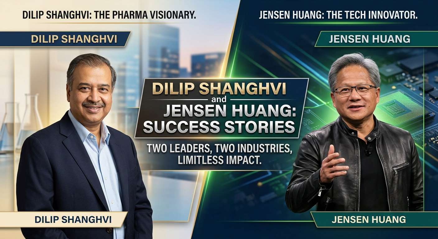 Dilip Shanghvi and Jensen Huang: Success Stories